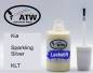 Preview: Kia, Sparkling Silver, KLT: 20ml Lackstift, von ATW Autoteile West.